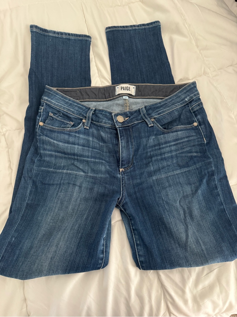 PAIGE Women's Denim Bootcut Jeans - Medium Blue Wash